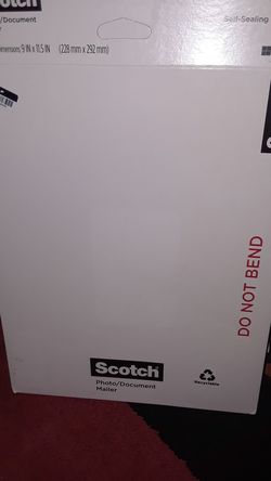 Scotch photo document mailers