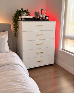 Kids nursery white dresser