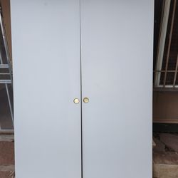 White closet door