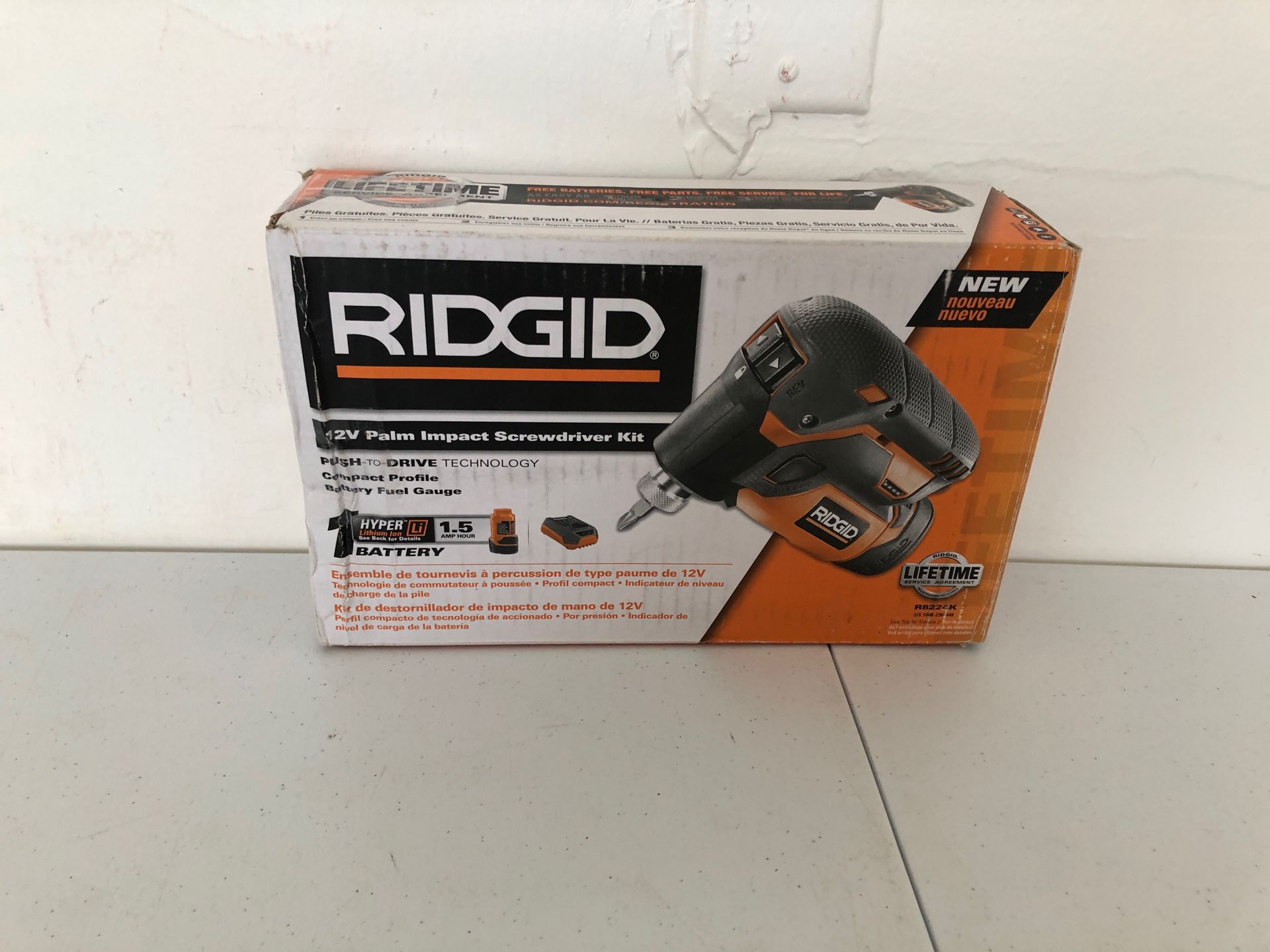 RIDGID 12 Volt Lithium Ion 1 4 in. Cordless Palm Impact Screwdriver Kit for Sale in Bakersfield CA OfferUp