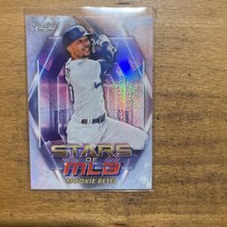 2023 TOPPS MOOKIE BETTS CHROME STARS OF MLB CARD 