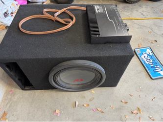 Audio control DSP and subwoofer bundle