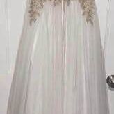 Prom Strapless Embellished Ballgown Ivory Size 3 used only one time Must pick up