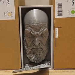 God Of War Kratos Book Nook Bookend Fantasy Horror Decor Literature Halloween