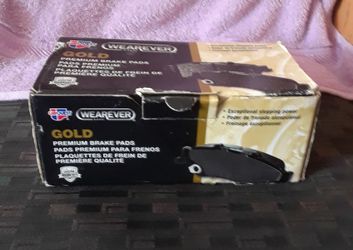 GOLD ,PREMIUM BRAKE PADS, 4 PICS.
