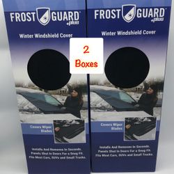 Frost Guard Winter Windshield Cover 2 Boxes