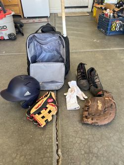 Baseball gear with bag