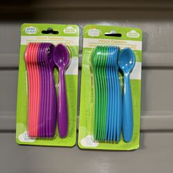 CA. ANGEL OF MINE. INFANT FLATWARE. 2 PACKAGES FOR $7.00