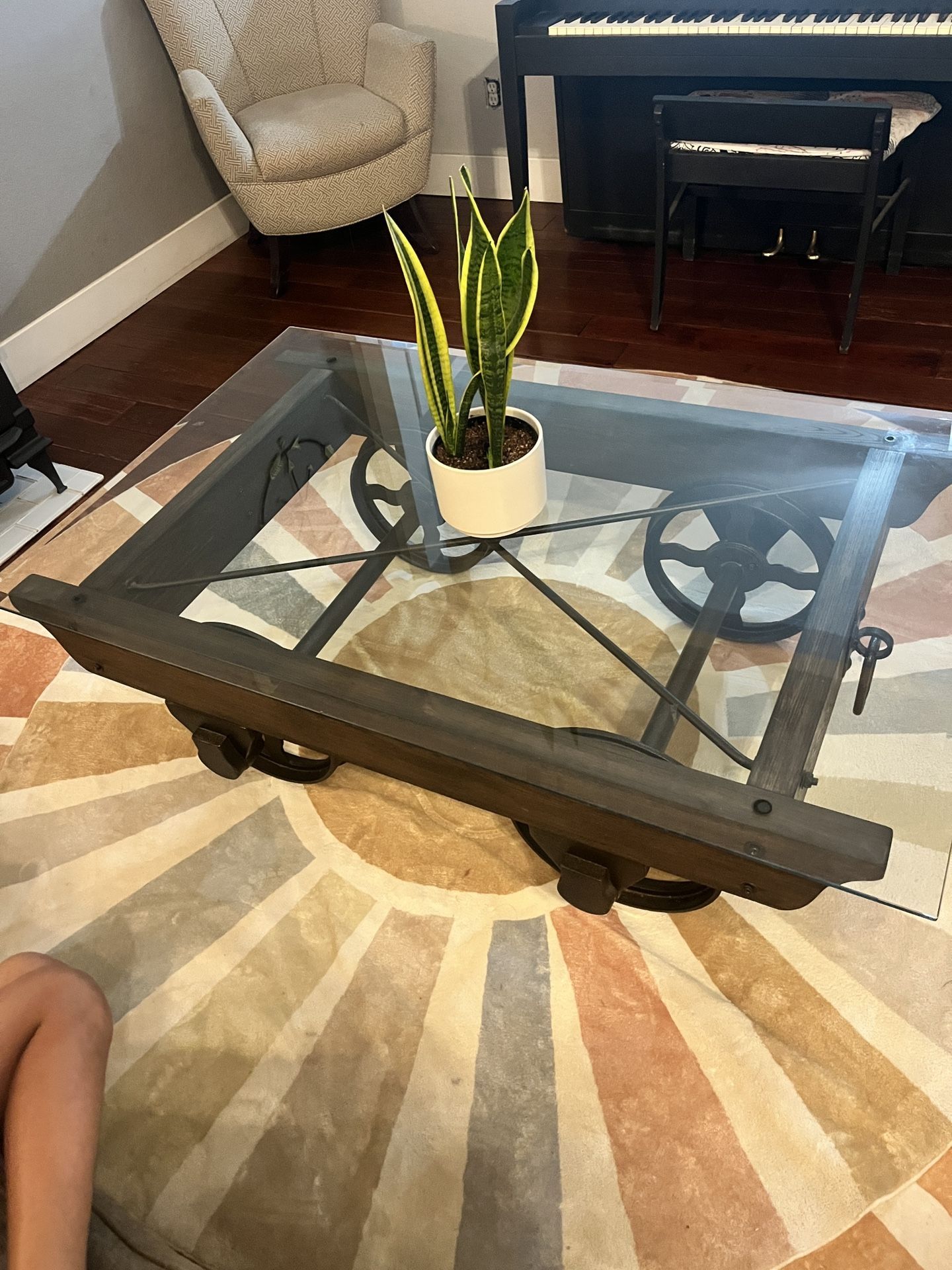 Traincar Coffee Table