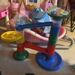 Toddler Blocks And big marble Run