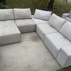 5 Pc Modular Sectional Couch 