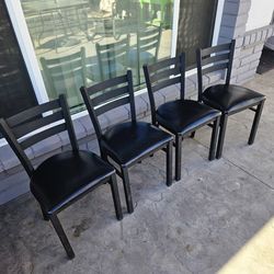Extra seating chairs heavy metal well made 26 available