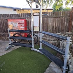 Gym Workout Station With DB Racks,