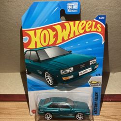 Hot Wheels / 87 Audi Quattro / Teal Blue