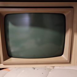 Apple II Computer And Monitor And Floppy Disk Drive, Manual And Lots Of Software Discs 