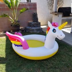 Unicorn Sprinkle Kiddie Pool