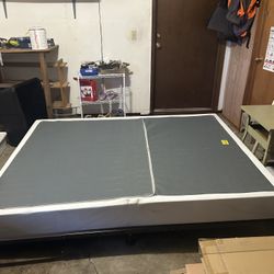 Queen Metal Bed frame and Box Spring (can be sold separate)