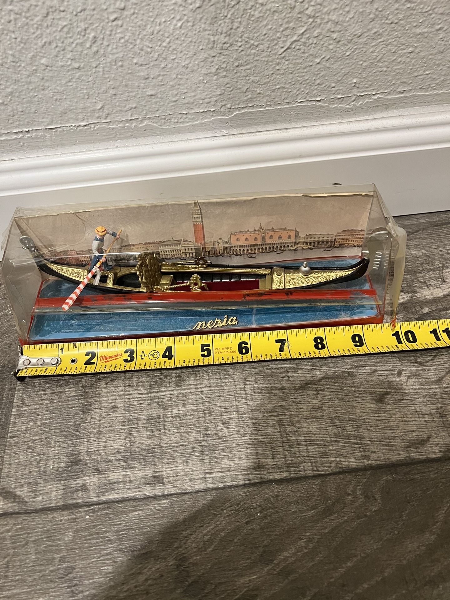 Vintage Gondola Souvenir Venezia Souvenir Original Box