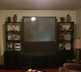 Rear Projection TV with Entertainment Center, OBO