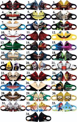 Men Face Mask-Cubre Boca Caballeros