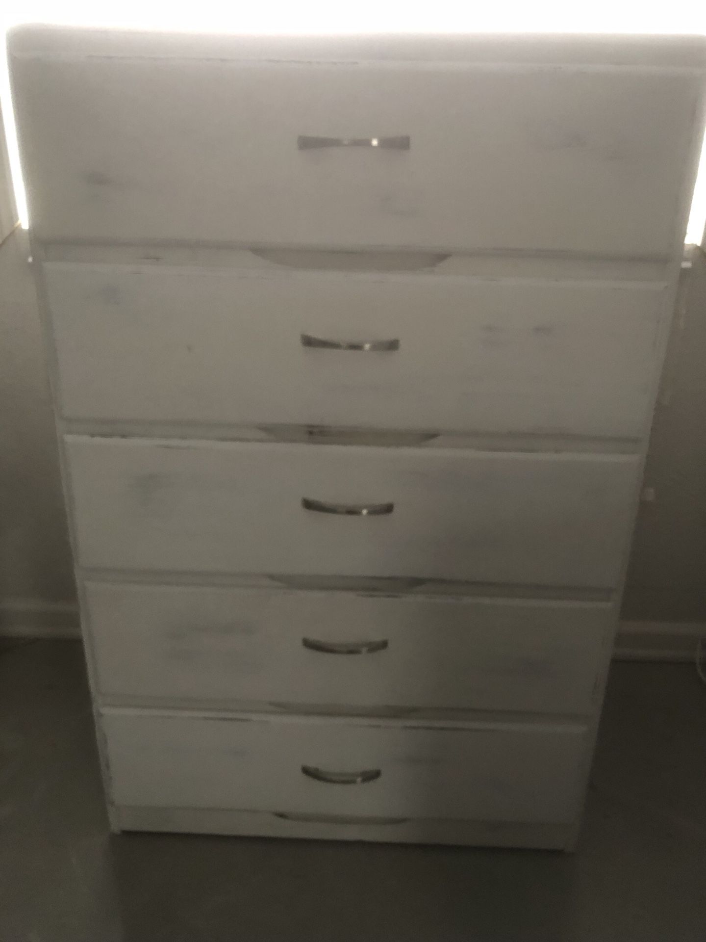 Refinished shabby chic dresser