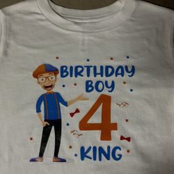 Custom Blipping Birthday Boy Shirt