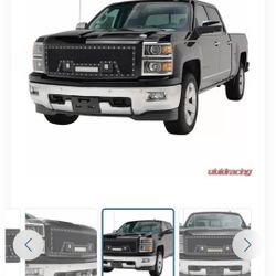 NEW GRILLE W LED LIGHTS FOR 2014-15 FOR GMC SIERRA 1500