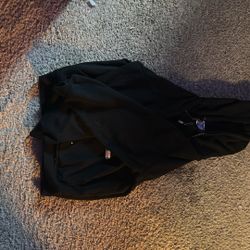 Proclub heavyweight black hoodie