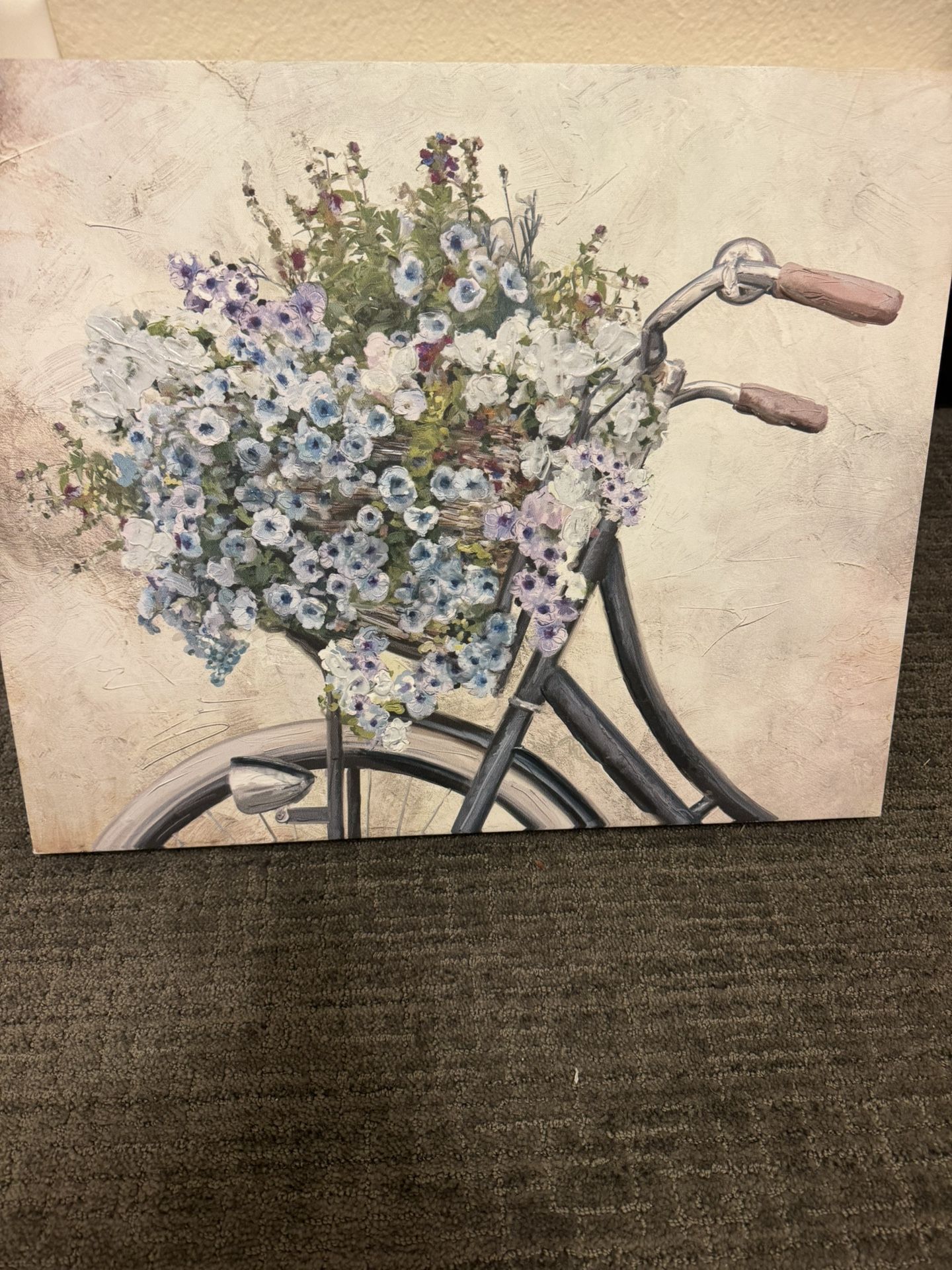 Bicycle Picture With Flowers