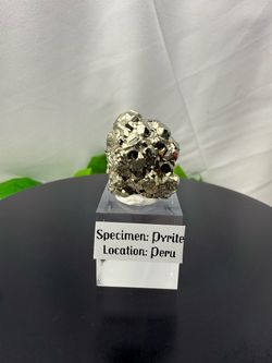 Rare Crystal Pyrite Specimen