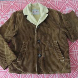 vintage squaw valley originals sherpa  corduroy jacket no size (READ!!!!)