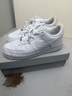 Nike Air Force 1 Low White Sneakers size 10
