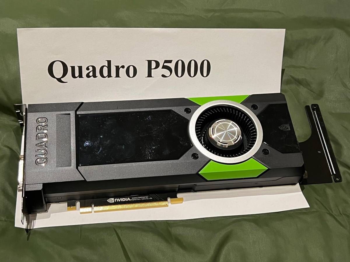 Nvidia Quadro P5000 16GB 256 Bit GDDR5X PCIe Graphics Video Card GPU