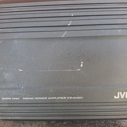 AMPLIFICADOR AMPLIFIER JVC 500.1 MONO BLOCK GOOD CONDICIÓN ABLO ESPAÑOL 