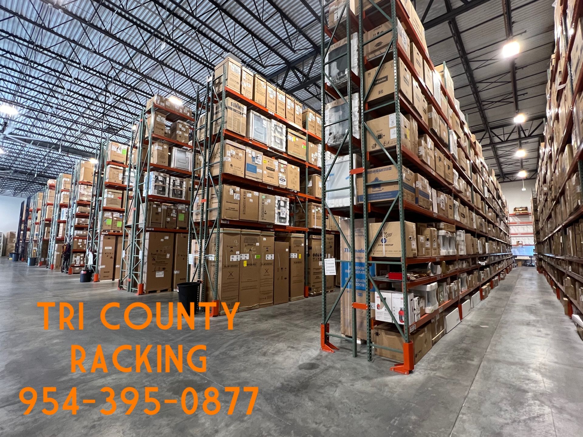 24’ Teardrop Pallet Racks Warehouse Industrial Shelving