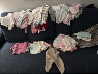 58 items-Baby Clothes New Born to 3 months