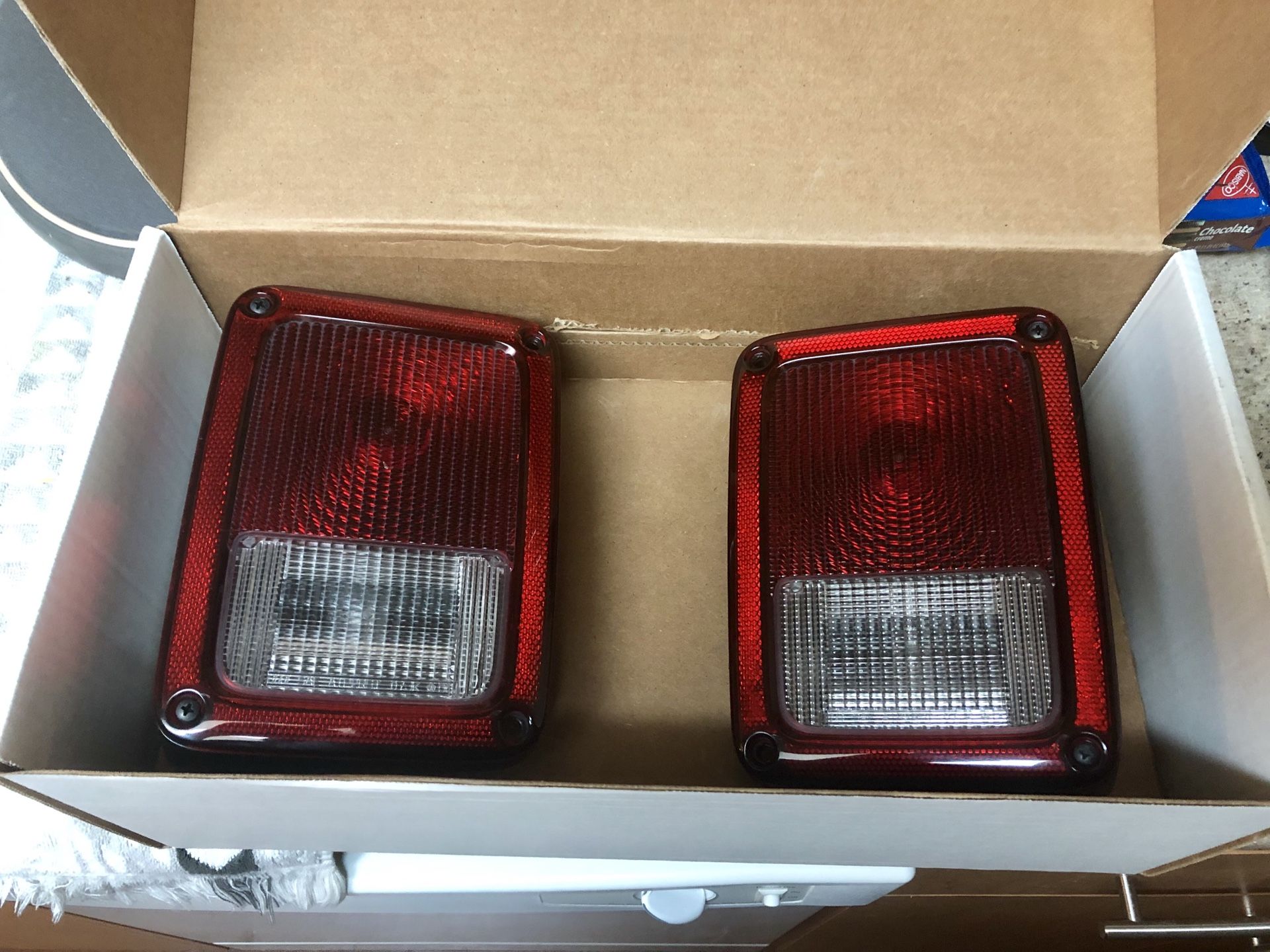 2007 - 2018 Jeep Wrangler JK Tail Lights OEM Mopar