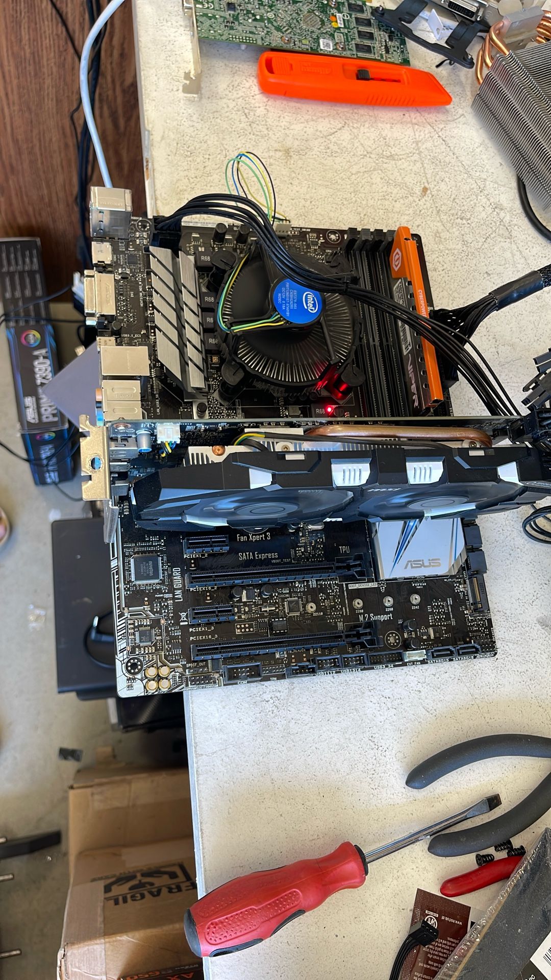 6th Gen Motherboard CPU Ram GPU “Parts”