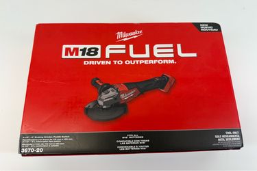 Milwaukee M18 FUEL 18-Volt Lithium-Ion Brushless Cordless 4-1/2 in./6 in. Braking Grinder with Paddle Switch (Tool-Only
