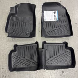 Floor Mats for Toyota Corolla 2003-2008 All Weather Protection Custom Full Set Liners Includes 1st and 2nd Rows 3 Piece Set Maximum Coverage Guard Odo
