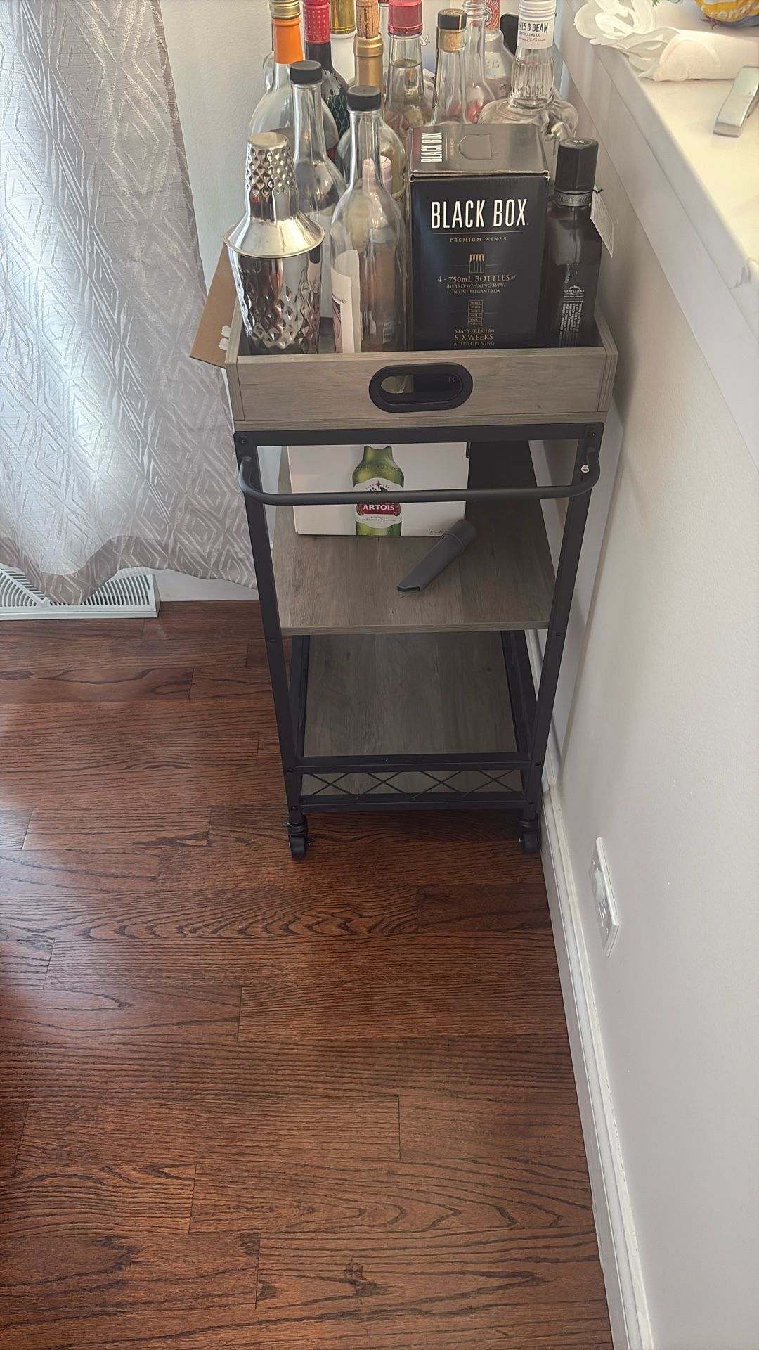 Bar Cart With Wheels
