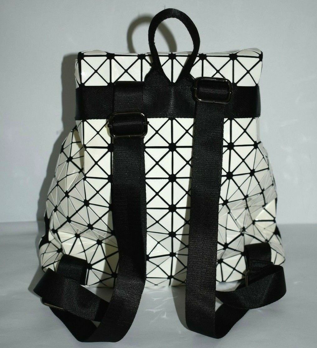 Women Bags Geometric Luminous Backpack Girl School Travel Rucksack Shoulder Bag  