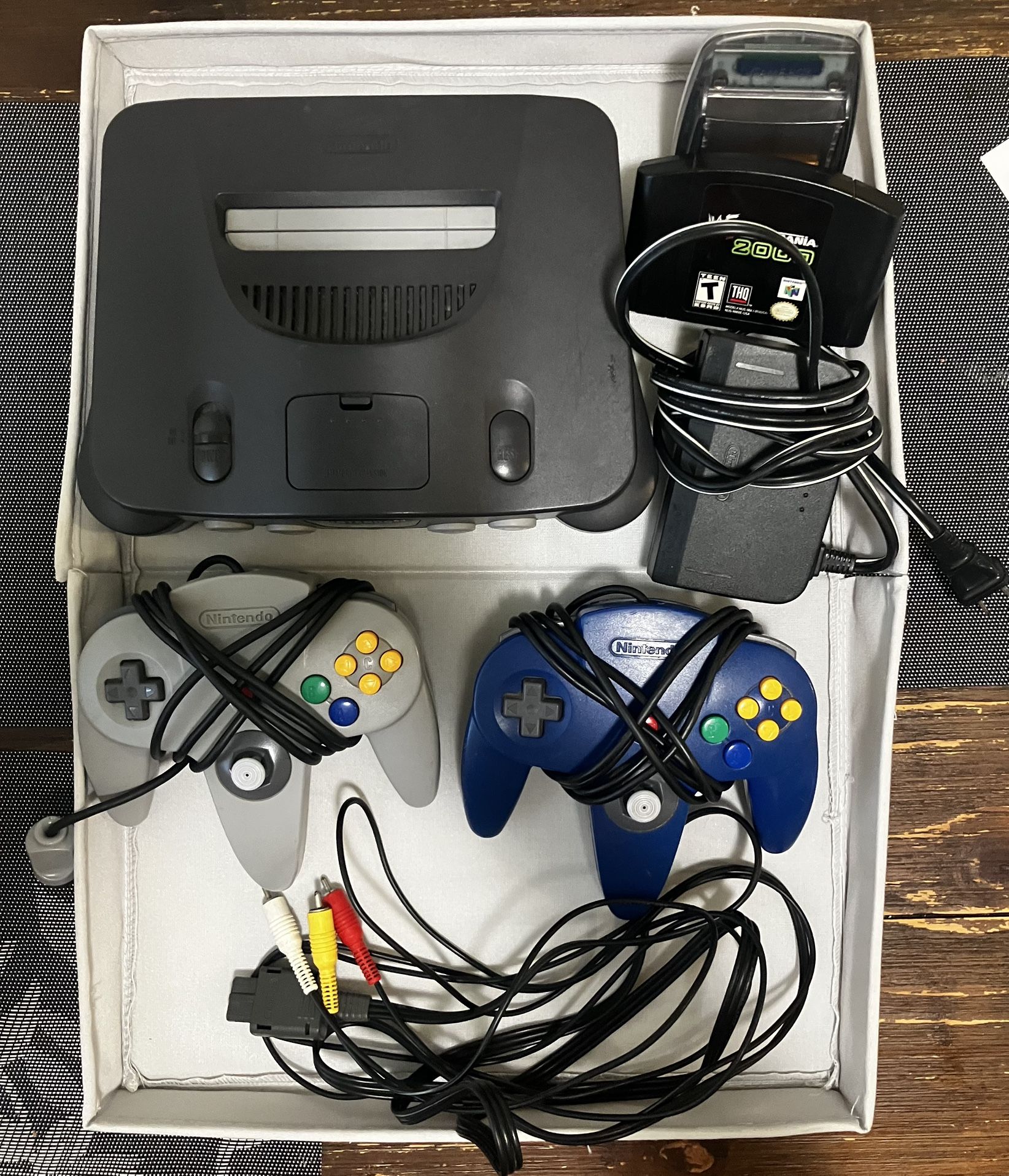 Working N64 With Cords And 2 Controllers
