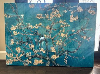 Modern cherry blossoms painting