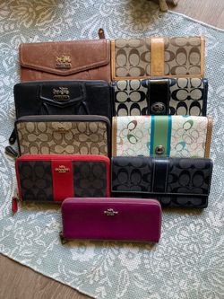 Coach and other wallets