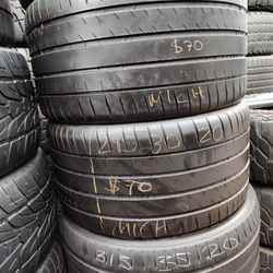 2 Michelin Tires Size 295-30-20 Both For $100 Carry Out Or Installed And Balanced For $130