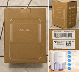 NEW NeedDuck Compact Dehumidifier – Bedroom/Bathroom/RV