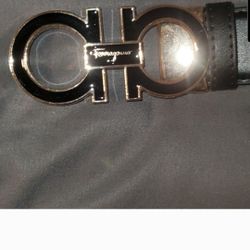 Ferragamo Logo Leather Belt 