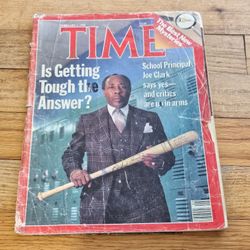 Vintage February 1, 1988 Joe Clark Eastside High Tough Guy Disciplinarian Principal On The Cover Of Time Magazine