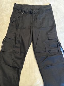 Cargo straight pants